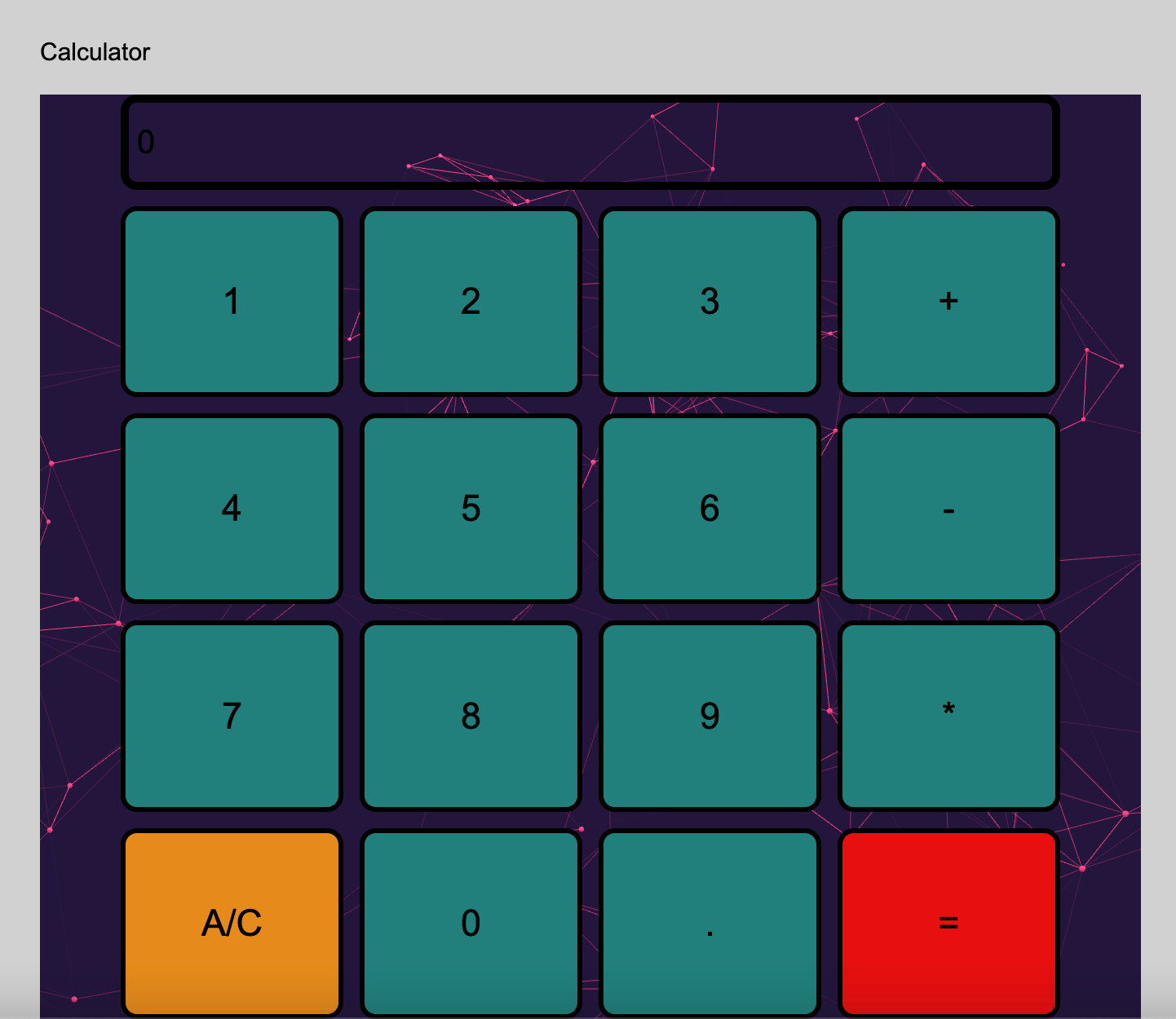 Week 2 Calculator